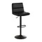 Flash Furniture Black Adjustable Height LeatherSoft Barstools, 2PK CH-202071-BK-GG - alternate 10